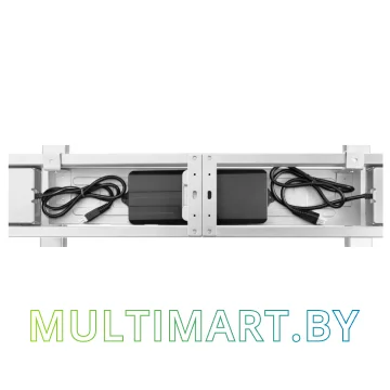 Стол для работы стоя ErgoSmart Unique Ergo Desk 1360x800x36мм (дуб натуральный/белый) картинка 7